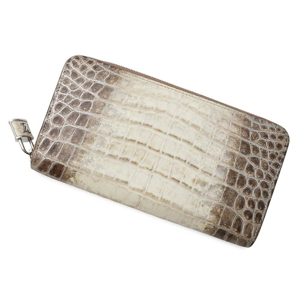 Louis Vuitton Crocodile Niloticus Zippy Wallet Round Zipper Long
